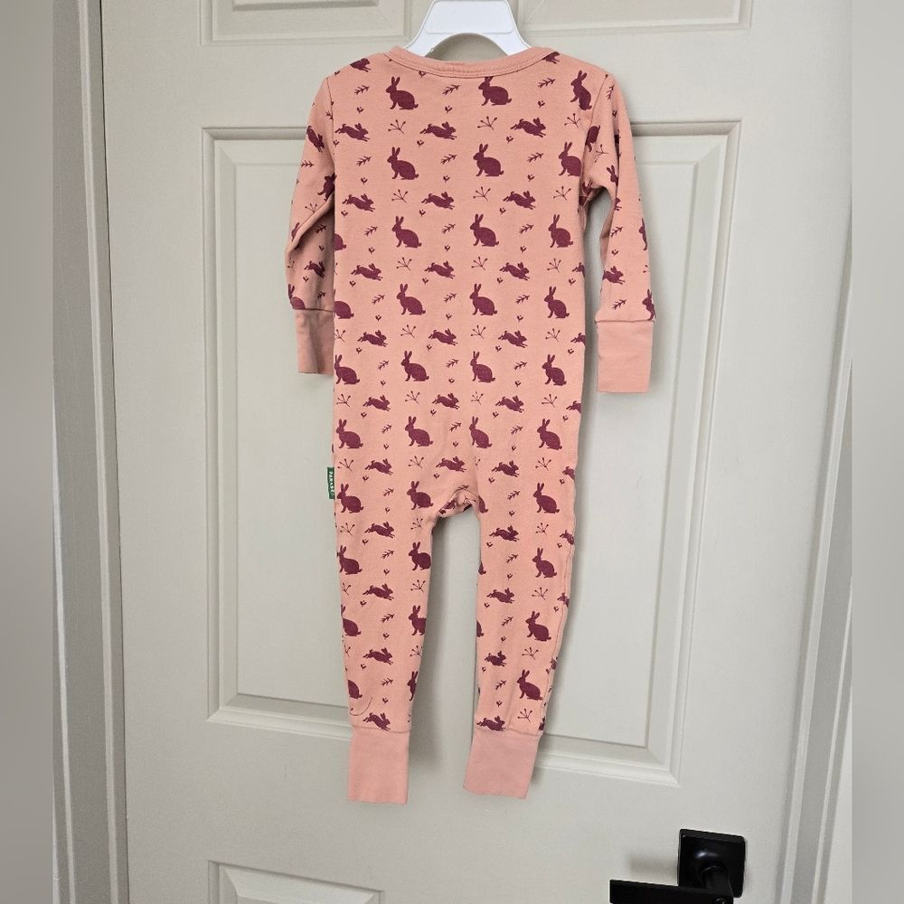 Parade organics Bunny /rabbit  Print Sleeper 2t